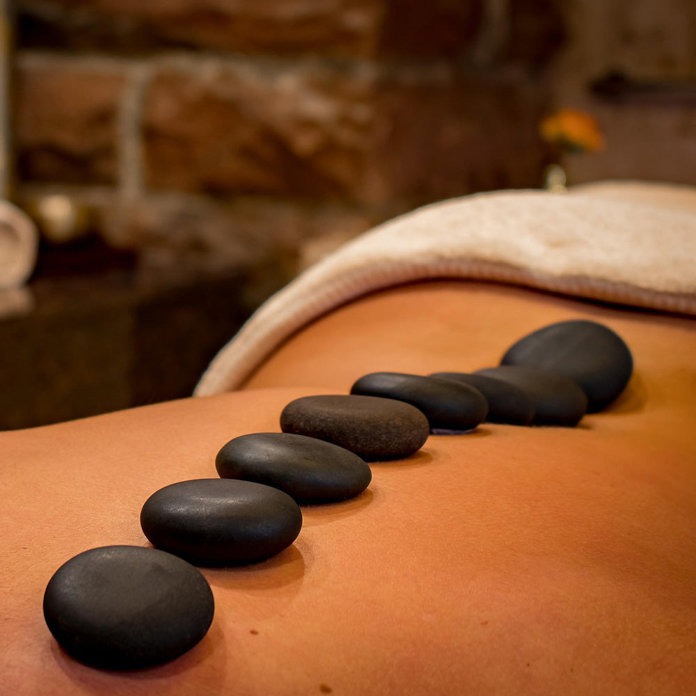 Back, Neck & Shoulder Hot Stone Massage 60 mins